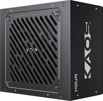 Naujas „KAOS 750 W“ ATX maitinimo blokas, skirtas žaidimų kompiuteriams, 750 vatų, atitinka „80+ Bronze“ standartą, DC–DC, tylus 120 mm ventiliatorius, aktyvi PFC