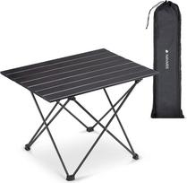 Navaris Kempingo sulankstomas stalas Ultralight 55,7 x 40,5 x 38,5 cm Aliuminio balkono stalas Sulankstomas šoninis stalas Balkono stalas Mažas