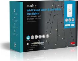 NEDIS „SmartLife“ dekoratyvinė LED lempa | „Wi-Fi“ | Nuo šiltos iki šaltos baltos spalvos | 200 LED diodų | 5 x 4 m | „Android™“ / „iOS“