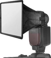 NEEWER Flash Diffuser Light Softbox 5 x 4 colių, universalus, sulankstomas su laikymo krepšiu, suderinamas su Canon, Nikon, Sony, Godox, Yongnuo, NEEWER Speedlight