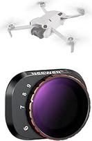 NEEWER Kintamas ND filtras, suderinamas su DJI Mini 4 Pro, ND64-512 6-9 Stop, daugiasluoksnis dengtas HD optinis stiklas, drono fotoaparato objektyvas, pilkas filtras, vaizdo įrašymas, aerofotografijos priedai