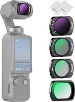 NEEWER Kintamo ND neutralaus tankio filtras + CPL poliarizacinis filtras + UV filtrų rinkinys, suderinamas su DJI Osmo Pocket 3 Creator Combo priedais, 4 pakuotės HD ND2-32/ND64-512 veiksmo kameros objektyvo filtrų rinkinys