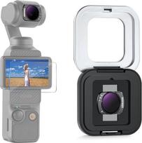 NEEWER Kintamo ND filtras, suderinamas su DJI Osmo Pocket 3 ir Creator Combo priedais, magnetinis daugiasluoksnis padengtas ND64-512 neutralaus tankio veiksmo kameros objektyvo filtras su ekrano apsauga