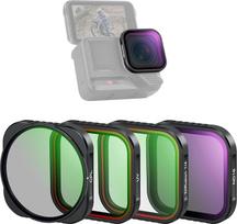 NEEWER ND filtras, suderinamas su "Insta 360 Ace Pro Insta360 Ace Pro 2", CPL/UV/juoda difuzija 1/4/ND16, neatnaujinta versija, suderinama su apvalios formos objektyvo apsauga, FL-C29