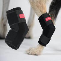 Neopreno kulkšnies įtvaras, M dydžio, skirtas šunims ir katėms, be atraminių plokštelių, skirtas pėdos sąnario palaikymui sportuojant, perkrovų prevencijai ir tvarsčių fiksavimui