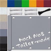 Neperšlampamas saulės tentas, 4 x 3 m, didelis, mažas, mini, markizės audinys, stačiakampis, terasos ir balkono apdaila, skirtas balkonui, terasai ir baseinui, pilkos spalvos