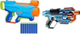 Nerf Elite Jr. Explorer Easy-Play Blaster, lengvai pakraunamas ir paleidžiamas, ir Elite 2.0 Commander RD-6 Blaster, 12 Nerf strėlių, 6 strėlių rotacinis būgnas