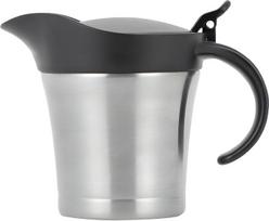 Nerūdijančio plieno puodas padažui su dangčiu, 450 ml talpa padažui, praktiškas ir stilingas valgomojo reikmuo, idealiai tinka salotoms, bufetams, vakarėlių stalams, restoranams, virtuvėms ar specialiems renginiams
