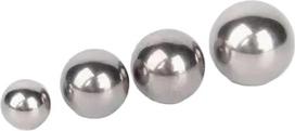 Nerūdijančio plieno rutuliai, 304 nerūdijančio plieno rutuliai, vientisi guoliai, dviračių priedai, 1 mm, 1,5 mm, 2 mm, 2,381 mm, 2,5 mm, 3 mm, 3,175 mm, 3,5 mm, 3,969 mm ~ 10 mm (2,381 mm)