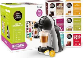 NESCAFÉ DOLCE GUSTO Delonghi Nescafé Dolce Gusto Mini Me kavos aparatas su 6 kavos kapsulių dėžutėmis, EDG155.BG, 230 mililitrų, juodai pilkas
