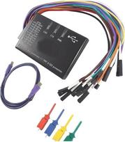 Nešiojamas laikiklis loginio analizatoriaus „16-K“ naudojimui, skirtas nešiojamam programų derinimui