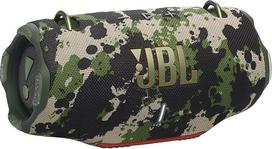 Nešiojamas „JBL Xtreme 4“ „Bluetooth“ garsiakalbis, galingas garsas ir gilūs bosai, atitinka IP67 atsparumo vandeniui standartą, 24 valandų grojimo laikas, išorinis akumuliatorius, „PartyBoost“ funkcija, skirta kelių garsiakalbių suporavimui (kamufliažo s