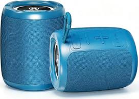 Nešiojamas „Bluetooth“ garsiakalbis, muzikos grotuvas su „Bluetooth 5.1“, TWS stereo erdvinis garsas, 4000 mAh baterija, palaiko TF korteles, USB ir AUX jungtis, lauko mini „Bluetooth“ grotuvas, skirtas stovyklavimui, kelionėms ir automobiliui, mėlynos sp