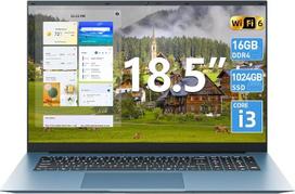 Nešiojamasis kompiuteris su 18,5 colių FHD ekranu, dirbtinio intelekto palaikymu, 16GB RAM ir 256GB SSD