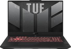 Nešiojamasis kompiuteris „ASUS TUF Gaming A17“ | 17.3 colių 2,5k WQHD 240 Hz/3 ms 16:9 IPS ekranas | AMD R9 7940HS | 16GB RAM | 1 TB SSD | NVIDIA RTX 4070 | „Windows 11“ | QWERTZ klaviatūra | „Mecha Grey“