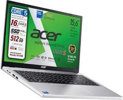 Nešiojamasis kompiuteris „Extensa Silver“ su „Intel Core i5-13420H“ 13-osios kartos „Raptor Lake“ procesoriumi, 8 branduoliais, 15,6 colių „Full HD“ ekranu, 32GB DDR5 atminties, 512GB SSD PCIe NVMe kietuoju disku, „Wi-Fi 6“, „Bluetooth“, 4 USB prievadai