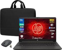 Nešiojamasis kompiuteris „HP 250 G9“, „Intel i5-1235u“ 10 branduolių, 4,4 GHz, 15,6 colių FHD ekranas, 16GB RAM, 512GB SSD, „Windows 11“, paruoštas naudoti su „LibreOffice“ + krepšys ir pelė