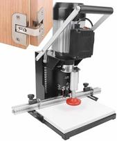 Nešiojamasis šarnyrų gręžimo staklės, 2880 aps/min, reguliuojamas gręžimo gylis 0–40 mm, skirtas durų apdirbimui – efektyvi automatinė gręžimo įranga