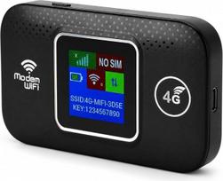 Nešiojamasis „Wi-Fi“ maršrutizatorius, 4G LTE mobilusis interneto prieigos taškas, 300Mbps, su SIM kortelės lizdu, 3000 mAh, LCD ekranas, skirtas 10 įrenginiams, mobilusis „Wi-Fi“ kelionėms po Europą