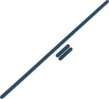 Nešiojamojo kompiuterio apatinio korpuso kojelės – atsarginė dalis, skirta „Lenovo Yoga Pro 9 16IMH9 83DN LS691“ | Mėlynos apatinio korpuso kojelės (1 ilga + 2 trumpos pagalvėlės)