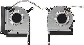Nešiojamojo kompiuterio aušinimo ventiliatorius, skirtas TUF A15 A17 FA706Q FA506Q FA506Q FA506Q FA506QR FA506 CPU GPU aušintuvui, 4 kontaktų nešiojamojo kompiuterio ventiliatorius Geras aušinimo našumas CPU ir GPU ventiliatorius