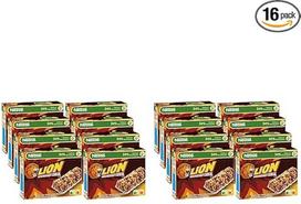 Nestlé Cereal Lion dribsnių batonėliai, be dirbtinių skonių, 16 vnt. (4 x 25 g)