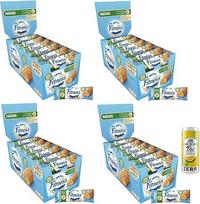 Nestlé Fitness Original Barrette di Cereali Integrali, pilno grūdo batonėliai, 564 g pakuotė, kiekvienoje pakuotėje yra 24 batonėliai po 23,5 g + 1 pakuotė San Benedetto ledinė arbata su citrina, be cukraus, 330 ml skardinė