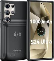 NEWDERY baterijos dėklas "Galaxy S24 Ultra" 10000 mAh nešiojamoji įkrovimo baterija Išorinis mobiliojo telefono dėklas Baterija Įkraunama "Galaxy S24 Ultra" baterijos dėklas (Qi įkrovimas)