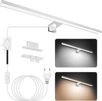 NIORSUN vonios kambario LED veidrodžio lempa, 15 W, 60 cm, dviejų atspalvių šviesos temperatūra 4000 K ir 6000 K, 1500 LM, IP44 atsparumas vandeniui, skirta sienų ir veidrodžių apšvietimui, veidrodžio lempa vonios kambariui
