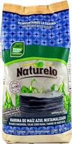 Nixtamalizuoti kukurūzų miltai, pagaminti iš 100 % natūralių raudonųjų kukurūzų, 1 kg pakuotė – „Harina de Maiz Azul Nixtamalizado NATURELO“ 1 kg