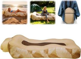 nnOuOnnn Pripučiamasis gultas Couch Hammock Nešiojamoji oro sofa, skirta patalpoms lauke Vandeniui atspari pripučiama kėdė Beach Camping Travel Festival Movies | Glamping Priedai