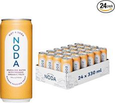 NODA – Apelsinas – Mangas ir pasifloros vaisius – Mažai kalorijų turintis gėrimas, 100 % be jokių saldiklių – Su 30 % išspaustų ekologiškų vaisių