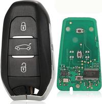 Nuotolinio valdymo pultas 3B, 433 MHz, 4A, PCF7945, ID46 lustas, skirtas „Peugeot“ 308, 408, 508, 5008, 5008 modeliams