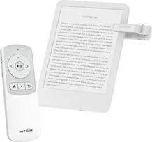 Nuotolinio valdymo pultas puslapių pervertimui su RF ir „Bluetooth“ funkcijomis, skirtas „Kindle Paperwhite“, „Oasis“, „Scribe“, „Colorsoft“, „Kobo“, „Boox“ elektroniniams skaitytuvams, „TikTok“, „YouTube“, fotoaparatams, „iPad“, „iPhone“, „Galaxy“ telefo