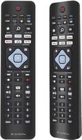 Nuotolinio valdymo pultas, suderinamas su „Philips“ televizoriais, skirtas naudoti su „Philips“ išmaniaisiais televizoriais, LED, LCD, HDTV, 3D, su 6 sparčiųjų klavišų