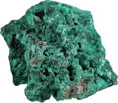 Nupuyai žaliasis malachitas – neapdorotas akmuo, brangakmenis, mineralas, kristalas