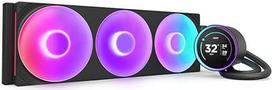 NZXT Kraken Elite 420 RGB – 420 mm AIO procesoriaus aušintuvas su LCD ekranu – juodos spalvos