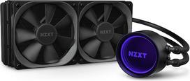 NZXT Kraken skysčio aušintuvas X53 240 mm – RL-KRX53-01 – AIO RGB procesoriaus skysčio aušintuvas – su besisukančiu „Infinity Mirror“ dizainu – valdomas naudojant CAM V4 – „Aer P“ 120 mm radiatoriaus ventiliatoriai (2 vnt. komplekte)