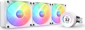 NZXT „Kraken“ serija – AIO procesoriaus skysčio aušintuvas – Konfigūruojamas LCD ekranas – Aukštos kokybės ventiliatorius – Suderinamas su „Intel“ ir „AMD“ lizdais – „Elite 360 RGB“ – Balta