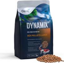 OASE Dynamix Koi Pellet Large 8 L, maistas žuvims, Koi maistas, maistas tvenkinių žuvims, 7-8 mm granulės, subalansuota mityba visoms Koi nuo 20 cm kūno ilgio, natūraliai gražus augimas