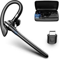 OBEST "Bluetooth" laisvų rankų įrangos ausinė V5.4, "Bluetooth" mobiliojo telefono laisvų rankų įrangos ausinė su mikrofonu ir triukšmo slopinimu, atspari vandeniui IPX6, 30 valandų pokalbio laikas, skirtas vairavimui biure, verslui