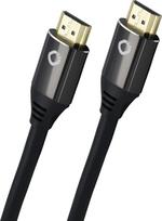 OEHLBACH „Black Magic MKII“ – ypač greitasis HDMI kabelis, 8K @ 60 Hz, 4K @ 120 Hz, 48Gbit/s, HDR10+, „Dolby Vision“, eARC, VRR, atitinka HDMI 2.1 standartą – aukščiausios kokybės – 5 metrai, juodos spalvos