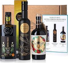 olivaoliva Geriausi pasaulio aliejai Mario Solinas 2023 - Dovanų dėžutė 3 x 500 ml
