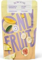 ONLYFRUITS „Tropical Mix“ džiovinti vaisiai, liofilizuoti, intensyvaus skonio, puikiai tinka kaip užkandis arba įmaišyti į javainius, 300 g