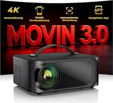ONOAYO projektorius 4K „Movin 3.0“, 1800 ANSI, HDR10, suderinamas su „Netflix“