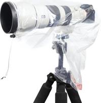 Op/Tech 9001252 „Mega Rainsleeve“ fotoaparato apsauga nuo lietaus (2 vnt. rinkinys) – skaidri