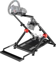 OPLITE „Wheel Stand GT PRO“ – universali laikiklio sistema, skirta „Force-Feedback“ vairui, grandinės ratų komplektui ir pavarų dėžei, suderinama su visais „Logitech“, „Thrustmaster“ ir „Fanatec“ produktais