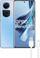 OPPO Reno10 5G, dvigubas, 256GB, 8GB RAM, ledinės mėlynos spalvos