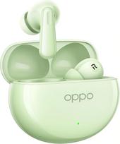OPPO Enco Air4 belaidės ausinės su erdviniu garsu, aktyviu triukšmo slopinimu, 12 valandų veikiančia baterija, mažu vėlavimu žaidimams ir atsparumu IP55, žalios spalvos