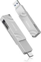 ORICO 512GB išorinis kietasis diskas SSD su USB-A ir USB-C jungtimis, skaitymo greitis iki 1050MB/s | 1050MB/s greitis, suderinamas su „iPhone 17“, „16“ ir „15“, „Android“, planšetėmis, „PS4“, „Windows“, „macOS“; „plug and play“ funkcija